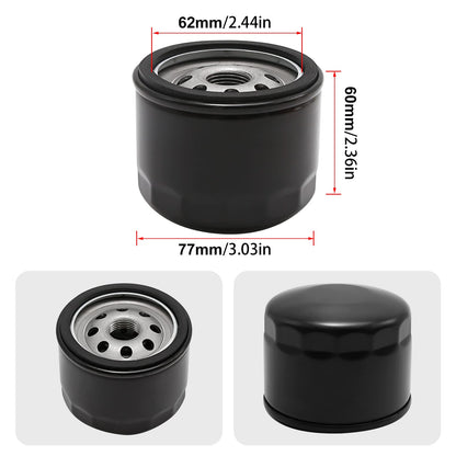 Vkinman 11013-7047 Air Filter 49065-7007 Oil Filter Replacement for Kawasaki FR651V FR730V FS481V FS541V FS600V FS730V Engine Lawn Mower Tractor Tune Up Kits