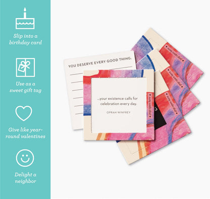 Compendium ThoughtFulls Pop-Open Cards — 2-Pack of Celebrating You, You’re Wonderful — 60 Pop-Open Cards, Each with a Different Message Inside