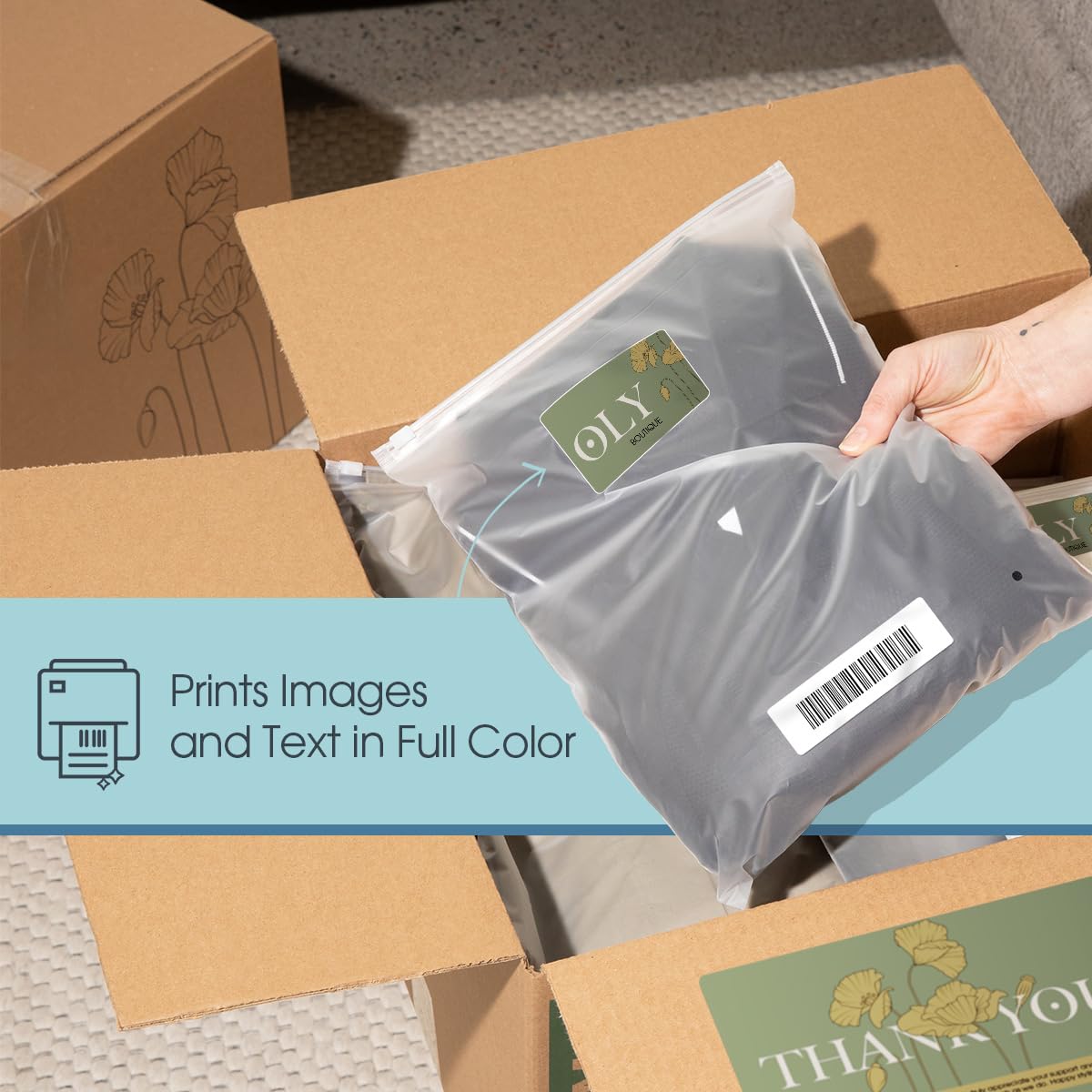 1 3/4" X 1/2" Matte White Return Address Labels Compatible with Inkjet and Laser Printers - 100 Sheets, 8000 Small Printable Stickers for Mailing and Barcodes - Spartan Industrial Template R002
