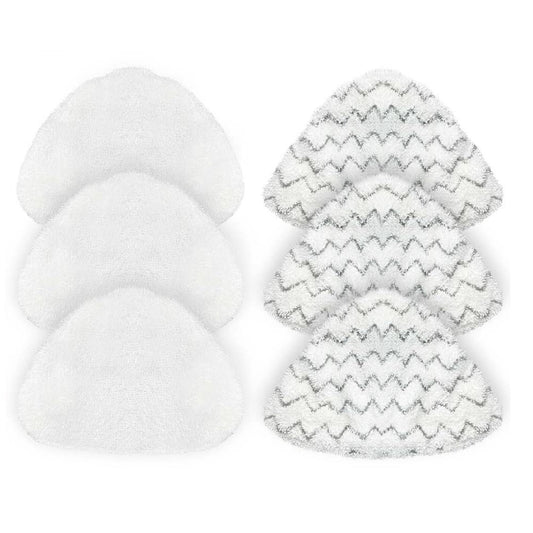 6 Pack Replacement Pads for Bissell PowerEdge/PowerForce Lift-Off Steam Mop 2078, 2165, 20781 Series Vacuum Cleaner Spare Part Pad Accessory