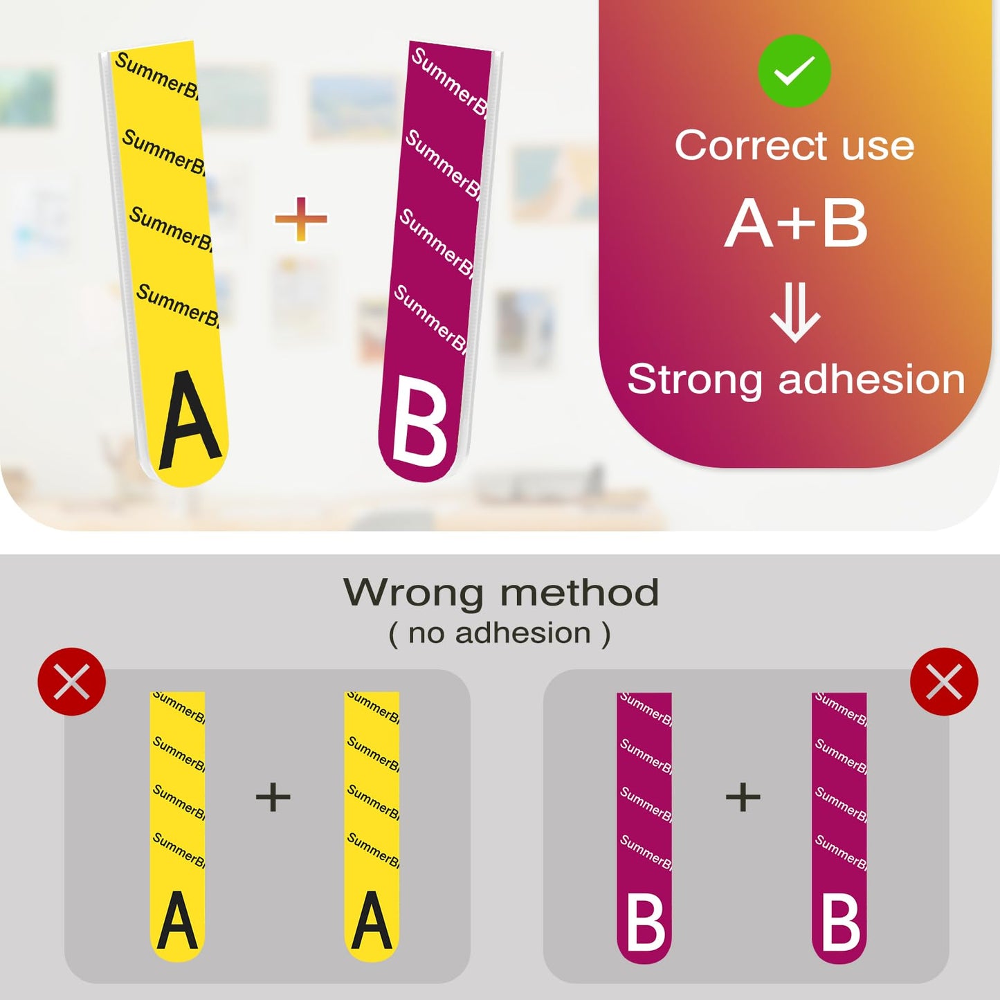 Picture Hanging Strips Heavy Duty XL 50 Pairs/100Strips, Damage Free Hanging Picture Hangers, Removable Adhesive Hook and Loop Wall Strips, Frame Stickers No Nails for Home Decor Wall Posters