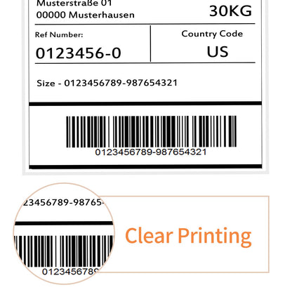 8.5" x 11" Labels, 200 Sheets Full Page Labels, Self Adhesive Shipping Address Labels Full Sheet Label Stickers Paper for Laser/Ink Jet Printer
