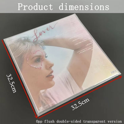 12.75" Vinyl Record Outer Sleeves 100 Pieces Clear Album Sleeves, Durable & Wrinkle-Free,Fits 12 Inch Single, Double, and Gatefold LPs…