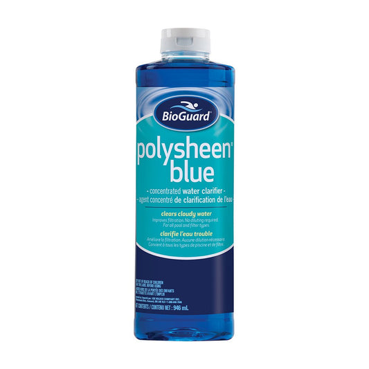 BioGuard Polysheen Blue (946 mL) Highly Concentrated Water Clarifier (SKU 4863)