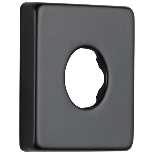 Delta Faucet RP51034BL, Vero Square Shower Flange in Matte Black Finish