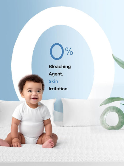 100% Waterproof Mattress Protector Twin Size, Premium Viscose from Bamboo Mattress Pad Ultra Soft Breathable, Noiseless Mattress Cover Fitted 8"-21" Deep Pocket