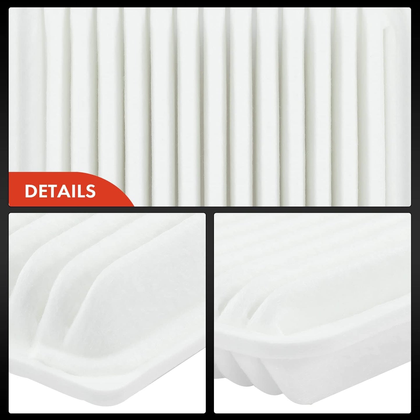 A-Premium Engine Air Filter Compatible with Mitsubishi Lancer, Outlander, Outlander Sport, RVR, 2013-2022, 2.0L 2.4L 3.0L, Rigid Panel, Replace# 160997380