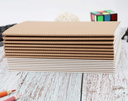 16 Pack Notebook Journals for Travelers, Students and Office, Writing Diary Subject Notebooks Planner with Thick Paper, 60 Pages, 30 Sheets, 8.3x5.5 inch, A5 Size, Travel Journal Set (Blank)