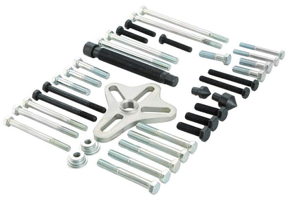 DASBET 46Pcs Harmonic Balancer Puller Set, Steering Wheel Puller, Gear Puller, Crank Shaft Pulley w/Case