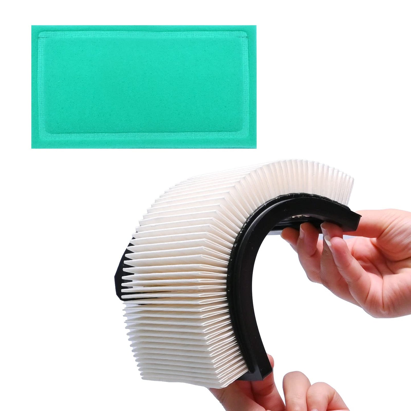 UOIENRT 698754 Air Filter, 492932S 492932 Oil Filter with 691035 Fuel Filter Tune up Kit, Fits for LA120 LA130 LA140 LA150 L120 LA145 D130 D140 Lawn Mower Parts
