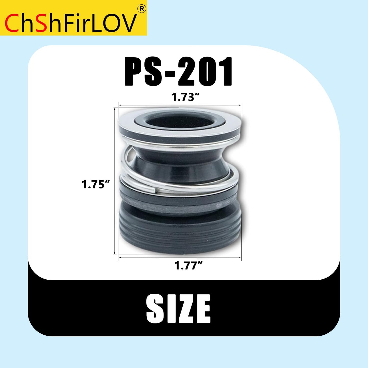 PS-201 3/Pcs 3/4" for Hayward Pool Spa & Pump Motor Shaft Seal Replace Max-flo Super pump SPX1600Z2 SP2605X7A SP2605X71 SP1600x5 SP1607x10 SP2800x5 SP3010(EEAZ) SP3010X15AZ