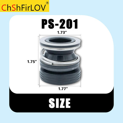 PS-201 3/Pcs 3/4" for Hayward Pool Spa & Pump Motor Shaft Seal Replace Max-flo Super pump SPX1600Z2 SP2605X7A SP2605X71 SP1600x5 SP1607x10 SP2800x5 SP3010(EEAZ) SP3010X15AZ