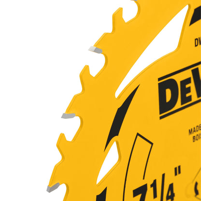 DEWALT Circular Saw Blade, 7-1/4 Inch, 24 - Tooth (2 Pack) (DWA271424PK2)