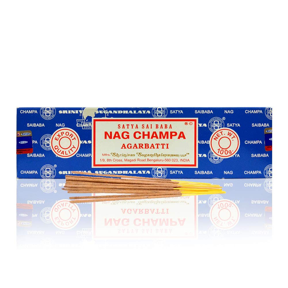 Satya Nag Champa 200 gram Incense Sticks for Positivity, Meditation, Relaxation, Yoga, Healing by Giftbrit