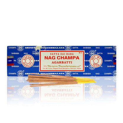 Satya Nag Champa 200 gram Incense Sticks for Positivity, Meditation, Relaxation, Yoga, Healing by Giftbrit