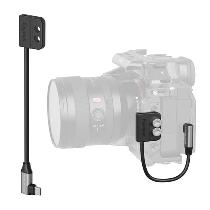 SmallRig USB-C Cable Male to Female [20Gbps, 240W], with 1/4''-20 Screws for Camera Cage, L-Shape Mount Plate, USB 3.2 Gen 2x2 Fast Data Transfer & Power Delivery Cable - 5595