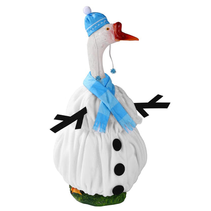 Cute Christmas Goose Costume - Winter Goose Outfit for Outdoor Statue Decoration