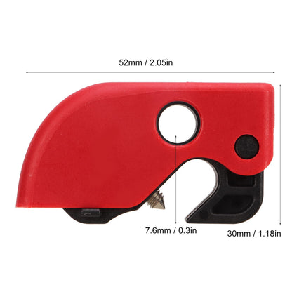 10Pcs Circuit Breaker Lockout Device, Lockout Tagout Kit Clamp On Lock Set Kit for Industrial Chemical Power Loto Station Lock Out Tag Out Set