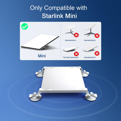 Starlink Mini Car Mount for Dashboard - iSmoothear Starlink Mini Suction Cup Mounting Kit for Windshield & Dashboard, Ensures Strong Hold, Stable Signal & Secure Driving for Most Vehicles