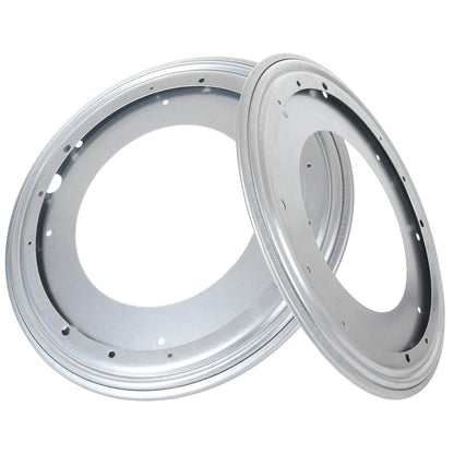 2 Pack Flat Lazy Susan Turntable Bearing 12 inch Round Lazy Susan Hardware 516 Thick Turntable Swivel Base for Rotating Table, Book Case, Serving Tray, DVD Tower, Corner Shelves, 1000lb Capacity