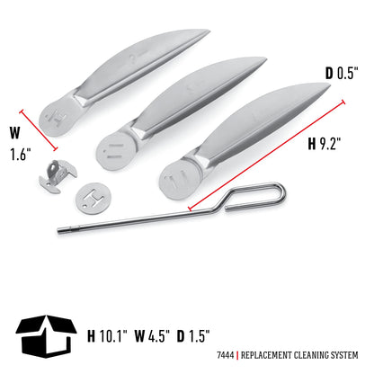 Weber 7444 22-1/2-Inch One-Touch Cleaning System Kit for Grills
