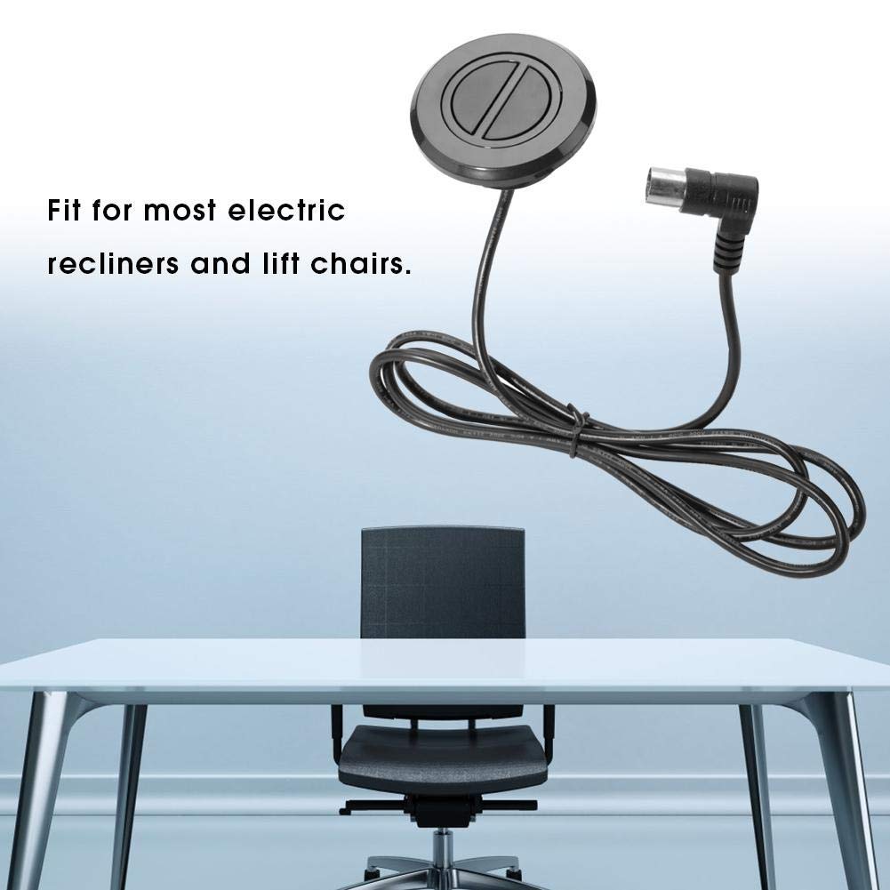 Power Recliner Sofa Switch, Electric Recliner Sofa Controller with 2 Button Round 5 Pins Slide Lift Chair Control Panel Parts S6700h Electric Lift Recliner Wireless Remote Switch 12v for Lazy Boy