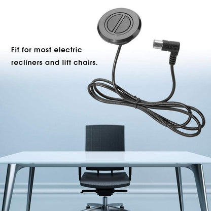 Power Recliner Sofa Switch, Electric Recliner Sofa Controller with 2 Button Round 5 Pins Slide Lift Chair Control Panel Parts S6700h Electric Lift Recliner Wireless Remote Switch 12v for Lazy Boy