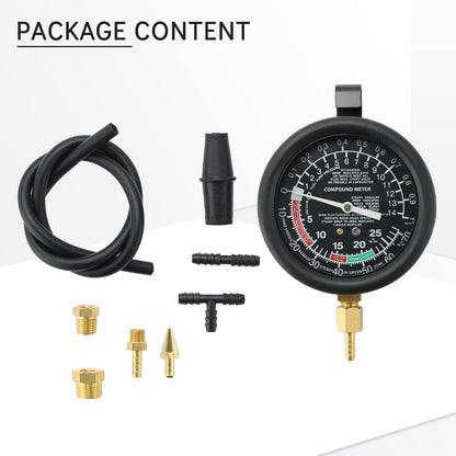 Acymner Vacuum and Fuel Pump Tester Gauge Kit | Gauge Leak Carburetor Pressure Diagnostics Tool Kit