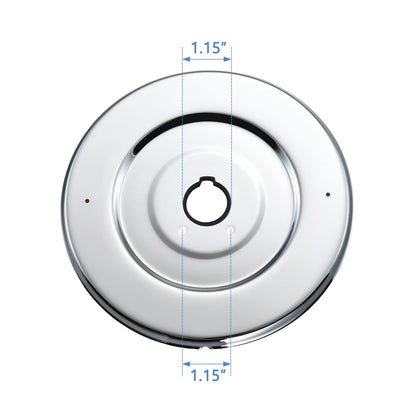 Chateau Collection Escutcheon Replacement for Moen 16090, for One-Handle Tub and Shower Faucets, Chrome