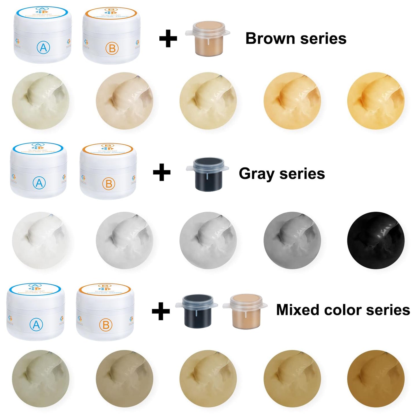 Porcelain Repair Kit (Color Match), Bathtub Repair Kit White, Tub Repair Kit White, 3.7oz Fiberglass Repair Kit for Porcelain Ceramic Enamel Acrylic, Tub Tile Sink and Shower Chip Crack Repair Kit