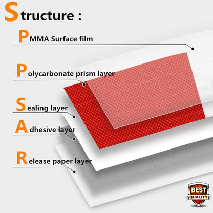 2 inch x150Feet Reflective Safety Tape DOT-C2 Waterproof Red and White Adhesive Conspicuity Tape for Trailer, Outdoor, Cars, Trucks