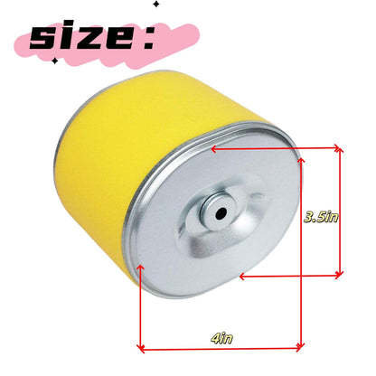 4Pcs GX270 GX240 Air Filter Compatible with Honda GX 270 GX 240 8HP 9HP Engine Parts Replace 17210-ZE2-505, 17210-ZE2-515, 17210-ZE2-82
