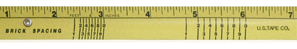 US Tape 52436 ProTape XR Series 3/4" x 16' Brick Spacing Tape; Yellow case