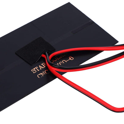 3Pcs Mini Solar Panel DC 6V Polysilicon Solar Cell Module Solar DIY System Kits with 30cm Cable