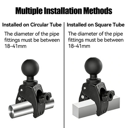 Strg 1.5'' Ball Mount Adapter with Small Tough-Claw Clamp, Compatible with RAM and 1.5" Ball Systems from iBolt and Tackform Enterprise Series