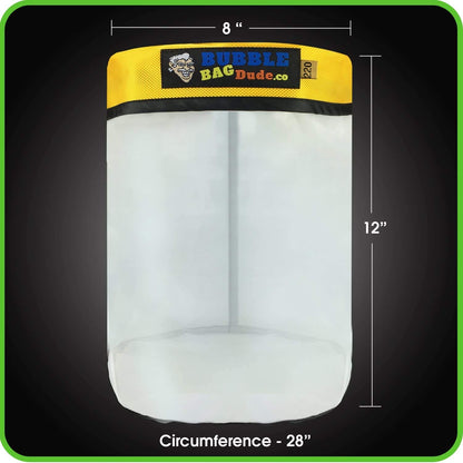 BUBBLEBAGDUDE Bubble Bags 5 Gallon 220 Micron Round Zipper Bag for 5 Gallon Bubble Machine Herbal Ice Essence Extractor Kit - Plant & Herb Extraction Bubble Bags - Reusable Wash Bag