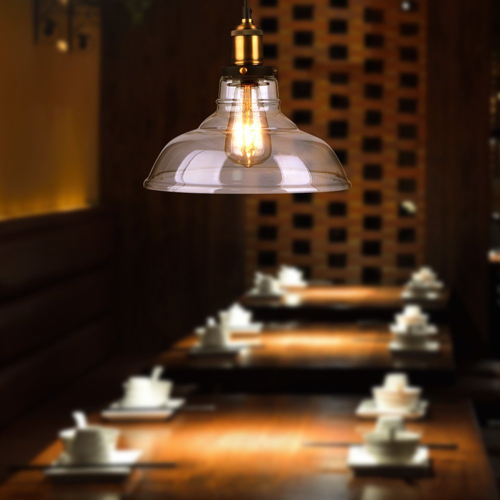 Vintage Edison LED Bulb,Antique 40W Vintage Edison Bulb,E26 Light Bulb Led Bulb 400 Lumens Warm White 2700K,Pack of 6(Non Dimmable)