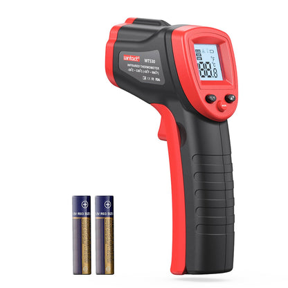 Wintact Laser Infrared Thermometer Gun -58℉ to 1094℉(-50℃ to 590℃) Non-Contact Digital Surface Temperature Gun with Max-Min Measure for Cooking Food, Pizza Oven, Grill, Griddle, HVAC NOT for Humans