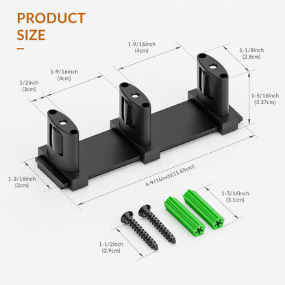 AONAYIOA Siding Closet Door Floor Guide,Update Adjustable 3-Roller Design for Bypass Door Floor Guide,Sliding Door Bottom Guide,Easy Install, Black