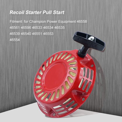 Triumilynn Recoil Starter Pull Start for Champion 196CC 6.5HP 3000 3500 4000 Watt Power Equipment 46558 46561 46596 46533 46534 46535 46539 46540 46551 46553 46554