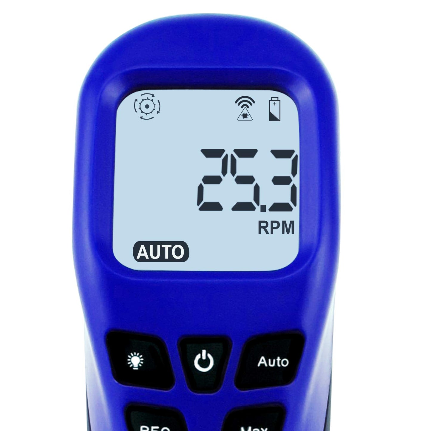 2.5-99999RPM Digital Laser Tachometer MAX/MIN Data Hold Function