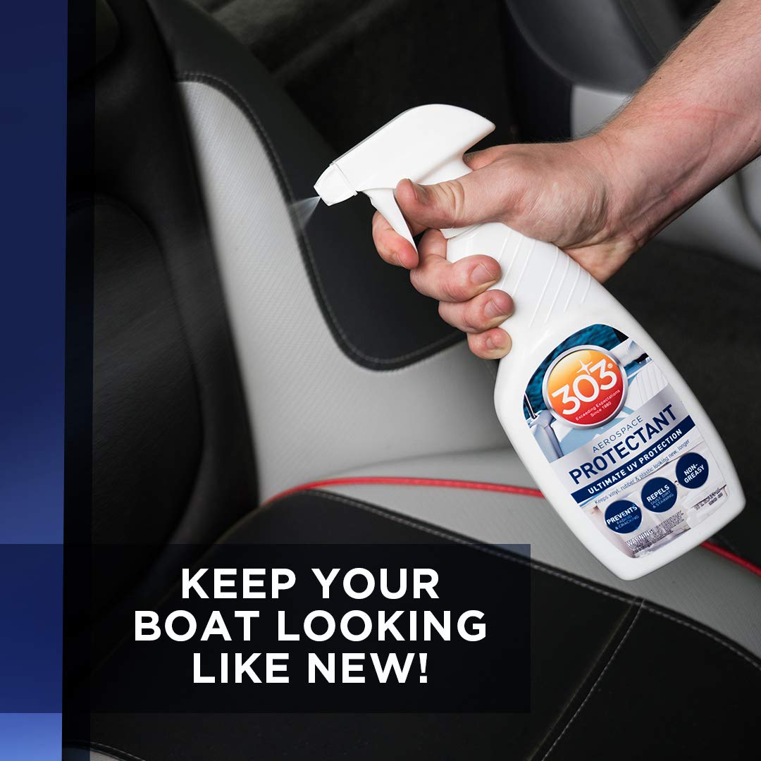 303 Marine Aerospace Protectant - Provides Superior UV Protection, Repels Dust, Dirt, and Staining, Dries to A Smooth, Matte Finish, Restores and Maintains A Like-New Appearance, 32oz (30306) 946 ml (Pack of 1)