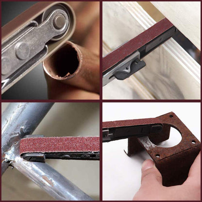 1/2 Inch x 18 Inch Sanding Belts, 8 Each of 60/80/120/180/240 Grits, Belt Sander Tool for Woodworking, Metal Polishing, 40Pack Aluminum Oxide Sanding Belt