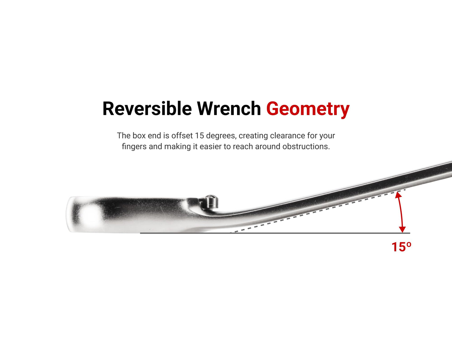 TEKTON 9/16 Inch Reversible 12-Point Ratcheting Combination Wrench | WRC23314