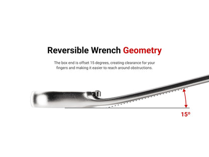 TEKTON 9/16 Inch Reversible 12-Point Ratcheting Combination Wrench | WRC23314