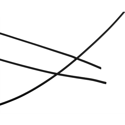 DasMarine 164FT Vinyl Coated Stainless Steel Cable - 304 Stainless Steel, 7x7 Strand Core, 1/16" Bare OD, 3/32" Coated OD Wire Rope - Outdoor Light Guide Wire with Black Vinyl Coating