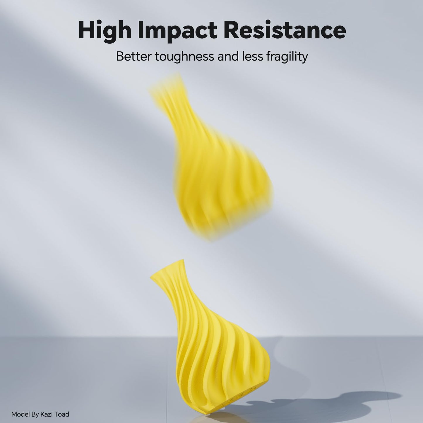 DEEPLEE Rapid PETG Filament 1.75mm Transparent 1KG, 3D Printer Filament Good Impact Resistance, High Speed Filament Material Speed Up to 600mm/s Fit for Most FDM 3D Printers