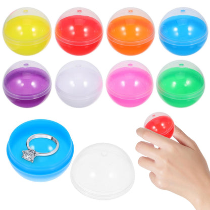 JECOMPRIS 100pcs Colorful Vending Machine Capsule: 45mm/1. 77inch Machine Fillable Balls Prize Pod for Party