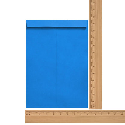 Tanshuqin 9" x 12.75" Dark Blue Self-Seal Catalog Envelopes Recycled Envelopes for Invitation Cards, Organizing and Storage, Pictures, Photos, Documents (100 PCS)