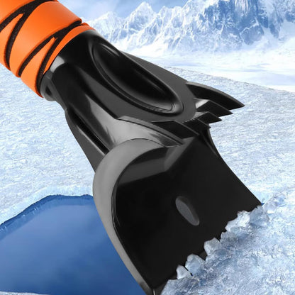 5-in-1 Snow Shovel with Extendable Handle Pivoting Brush Head and Foam Grip Versatile Removal Kit Storage Bag for Cars, Trucks, SUVs, Camping, Outdoor Use Shovel Car Camping Essentials